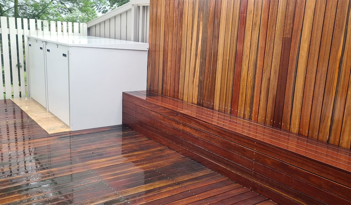 Gledswood hills pool surrounds and decking landscaping construciton and design Residential Project